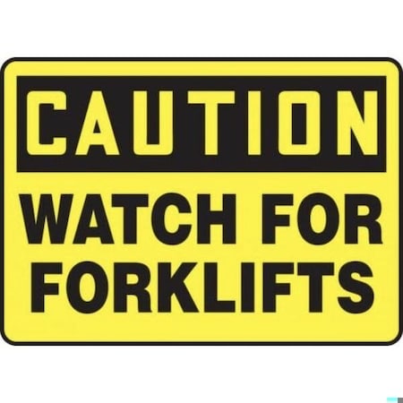 Accuform OSHA CAUTION SAFETY LABEL WATCH FOR MVHR659XT MVHR659XT